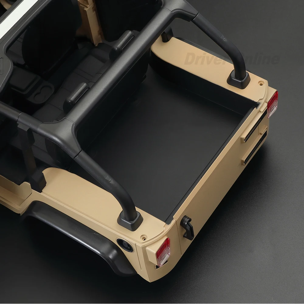 RC Car Wrangler Rubicon Convertible Hard Body Kit 313mm Wheelbase for 1/10 RC Crawler Axial SCX10 TRX4 Redcat GEN8