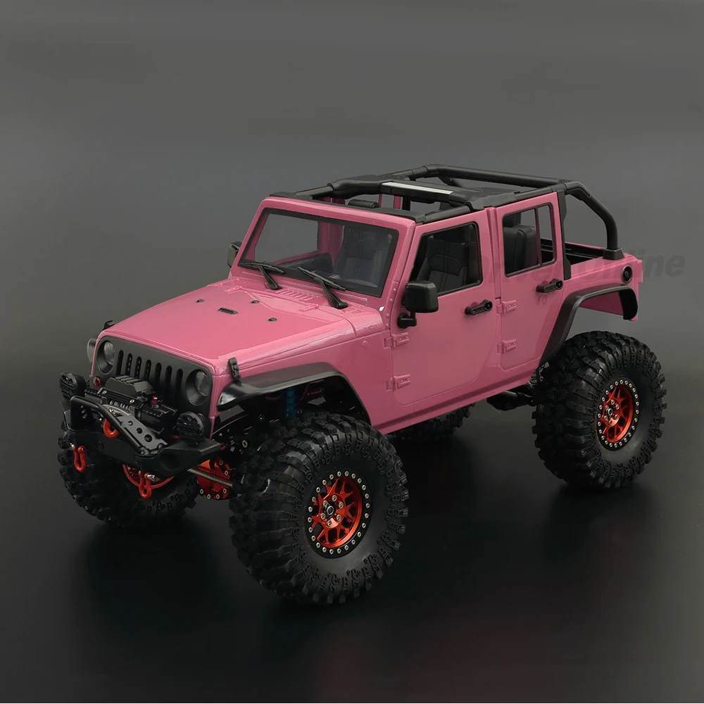 RC Car Wrangler Rubicon Convertible Hard Body Kit 313mm Wheelbase for 1/10 RC Crawler Axial SCX10 TRX4 Redcat GEN8
