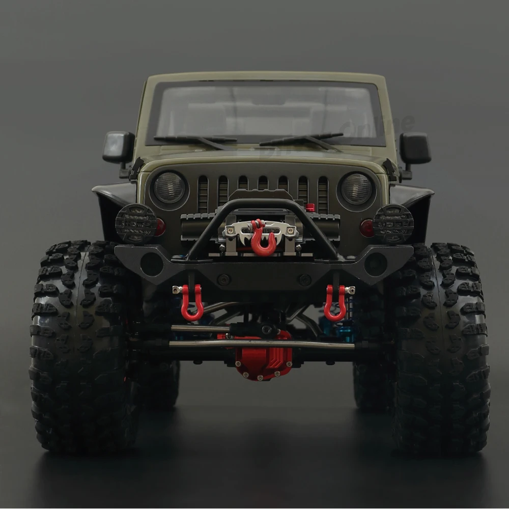 RC Car Wrangler Rubicon Convertible Hard Body Kit 313mm Wheelbase for 1/10 RC Crawler Axial SCX10 TRX4 Redcat GEN8