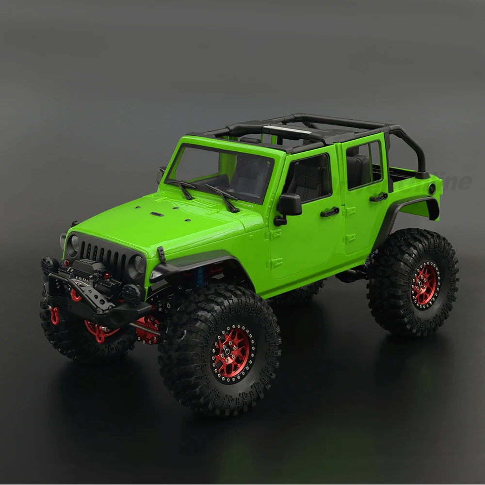 RC Car Wrangler Rubicon Convertible Hard Body Kit 313mm Wheelbase for 1/10 RC Crawler Axial SCX10 TRX4 Redcat GEN8