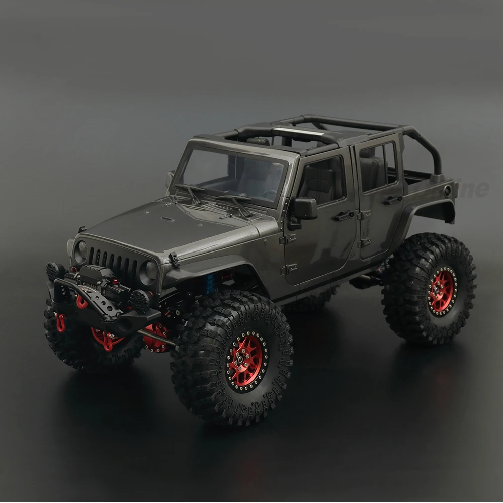 RC Car Wrangler Rubicon Convertible Hard Body Kit 313mm Wheelbase for 1/10 RC Crawler Axial SCX10 TRX4 Redcat GEN8