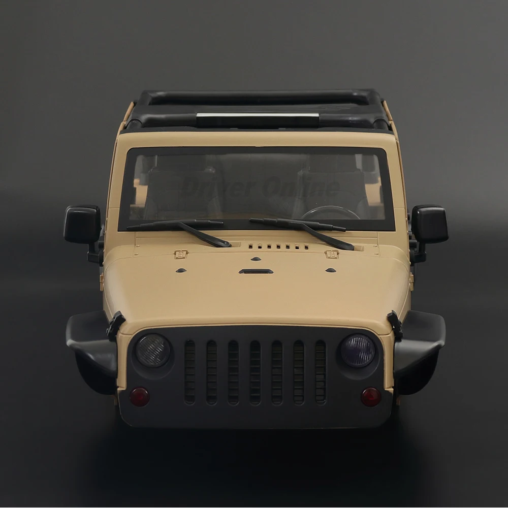 RC Car Wrangler Rubicon Convertible Hard Body Kit 313mm Wheelbase for 1/10 RC Crawler Axial SCX10 TRX4 Redcat GEN8