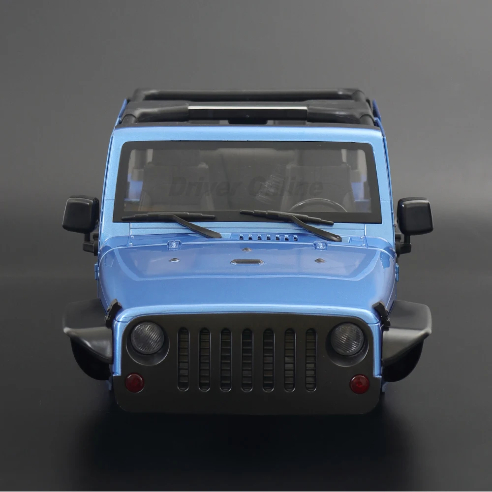 RC Car Wrangler Rubicon Convertible Hard Body Kit 313mm Wheelbase for 1/10 RC Crawler Axial SCX10 TRX4 Redcat GEN8