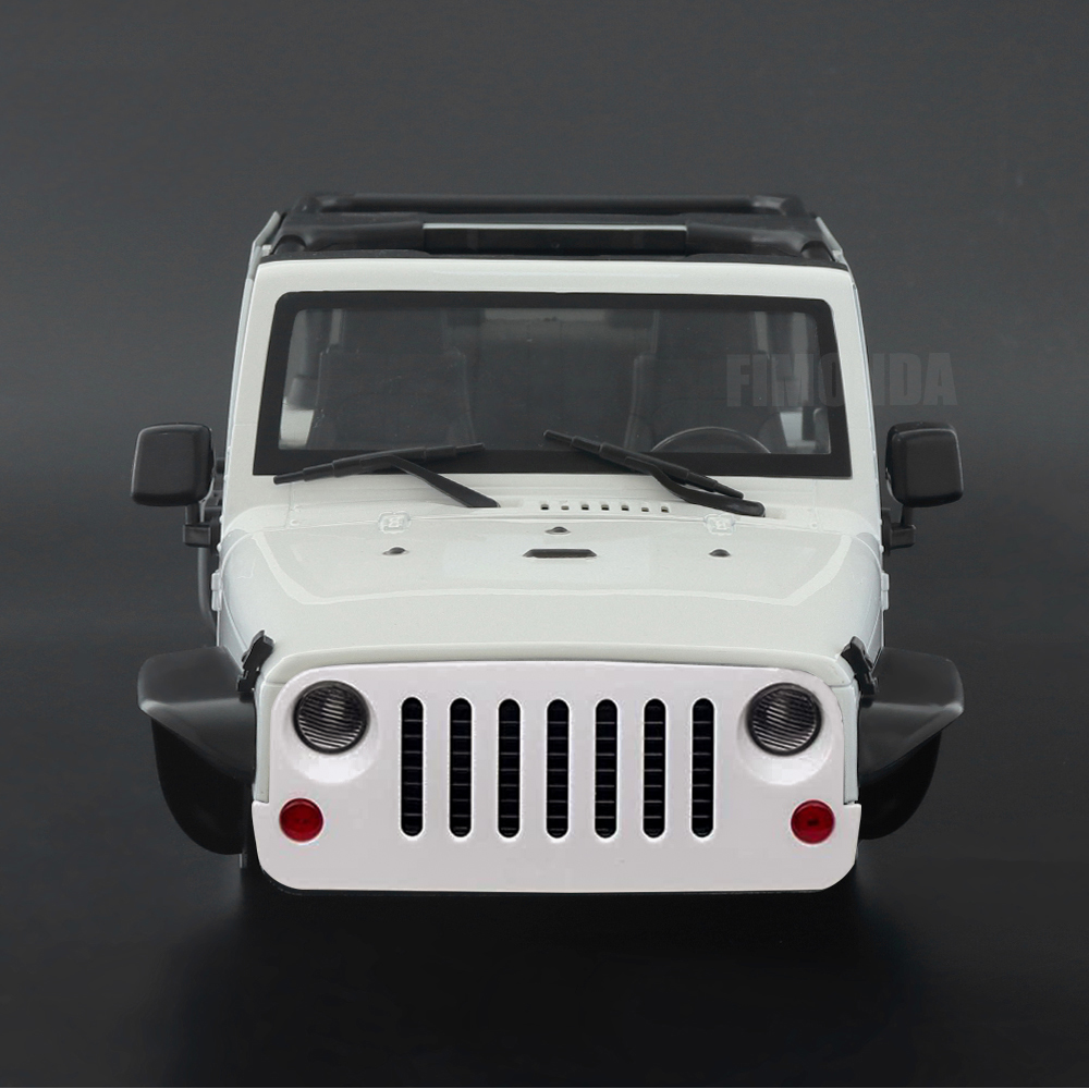 RC Car Wrangler Rubicon Convertible Hard Body Kit 313mm Wheelbase for 1/10 RC Crawler Axial SCX10 TRX4 Redcat GEN8