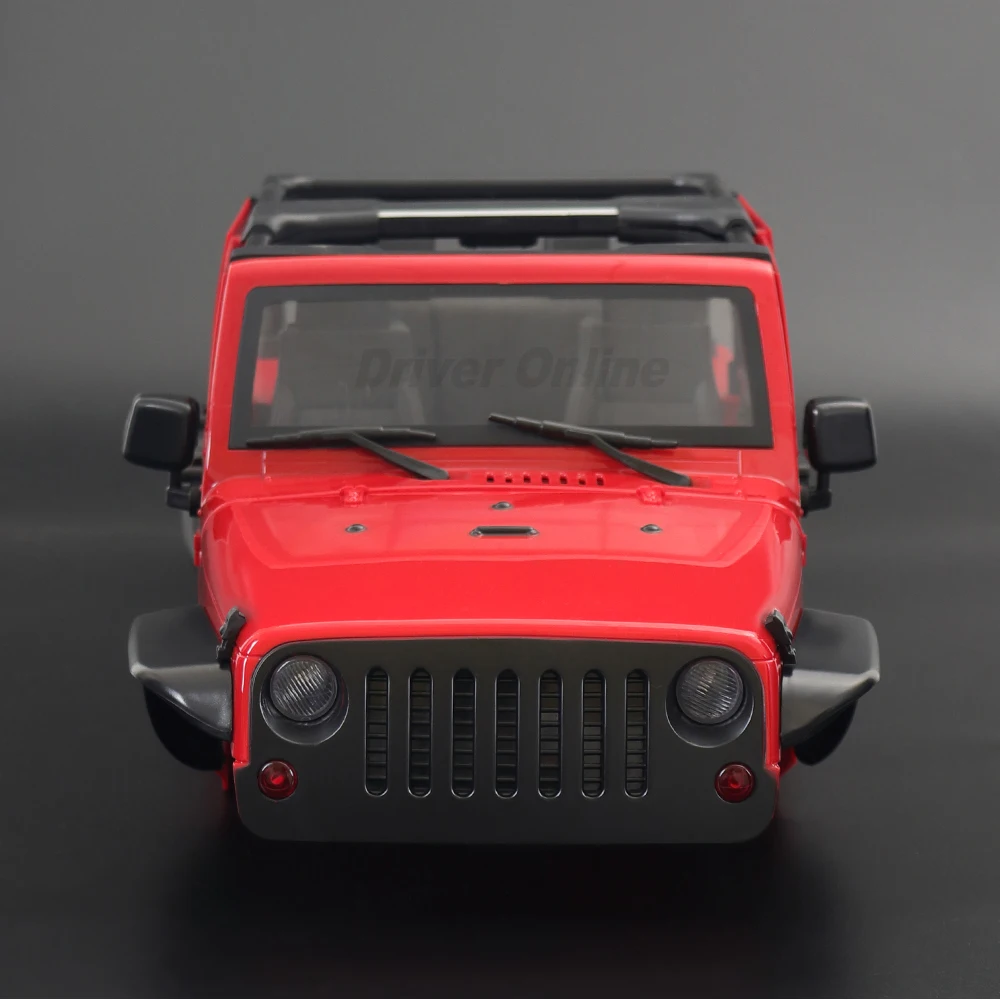 RC Car Wrangler Rubicon Convertible Hard Body Kit 313mm Wheelbase for 1/10 RC Crawler Axial SCX10 TRX4 Redcat GEN8