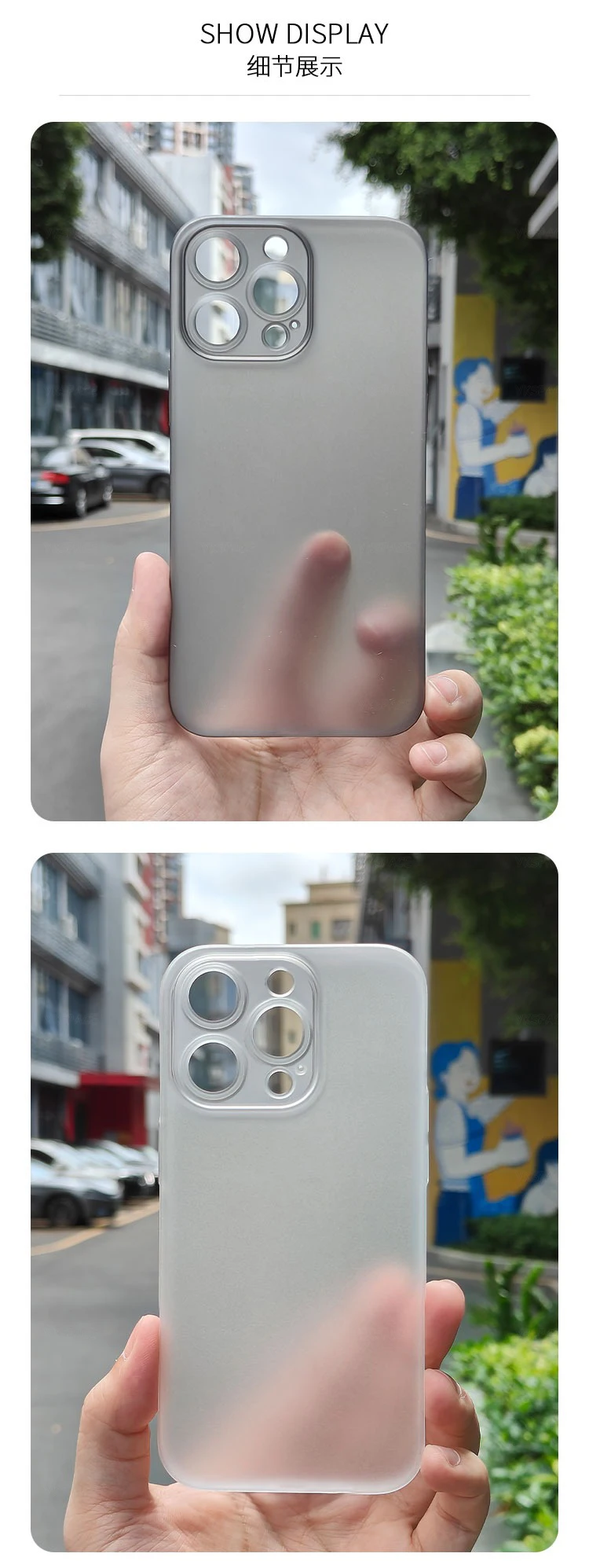 Colorful 0.3mm Ultra Thin Matte Case For iPhone 17 Air 16 15 14 13 12 mini 11 Pro X XS Max XR Translucent Hard Phone Cover