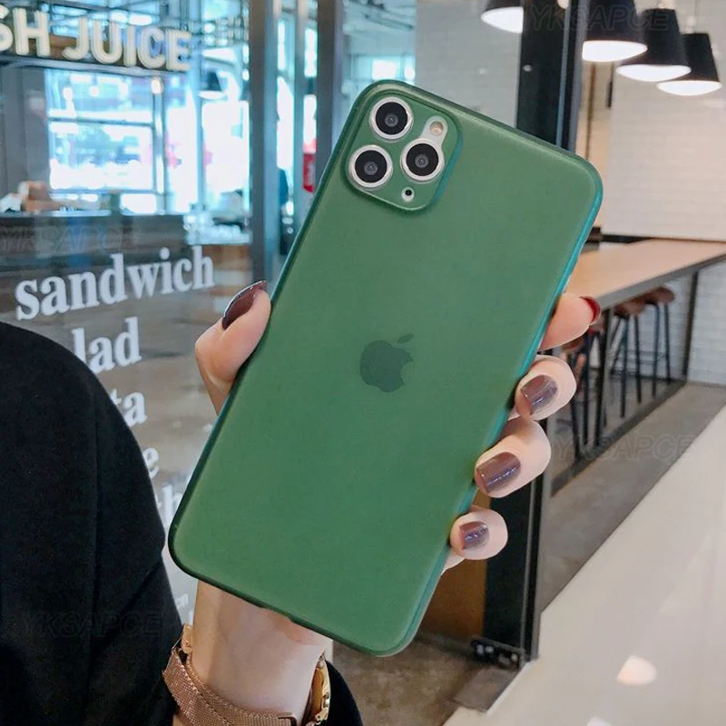 Colorful 0.3mm Ultra Thin Matte Case For iPhone 17 Air 16 15 14 13 12 mini 11 Pro X XS Max XR Translucent Hard Phone Cover