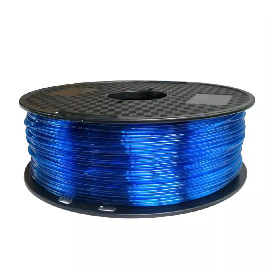 Elastic Flexible TPU Blue 3D Printer Filament 1.75mm 500g 250g Transparent Red, Black Rubber Material Roll Flex for 3D Printing