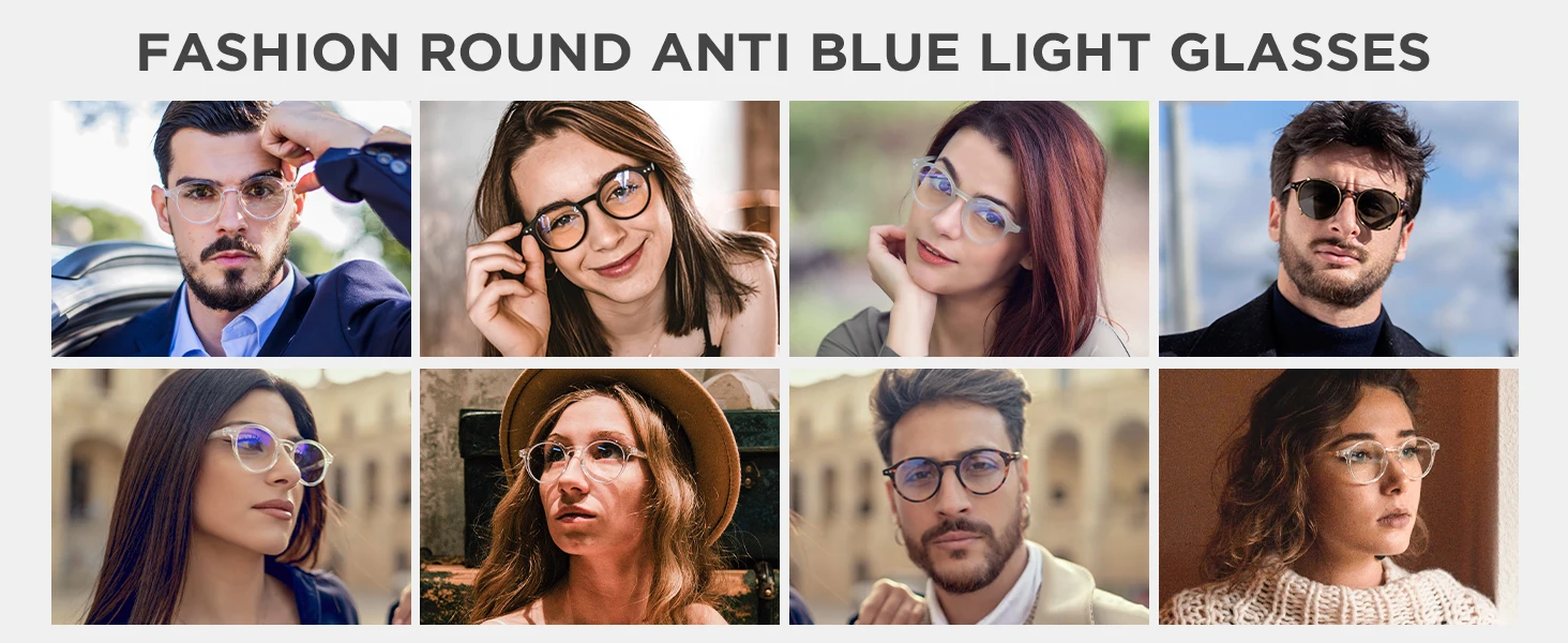 ZENOTTIC Anti Blue Light Blocking Reading Glasses Women Men Anti-Glare Presbyopic Computer Eyeglasses Diopter from +0 to +4.0