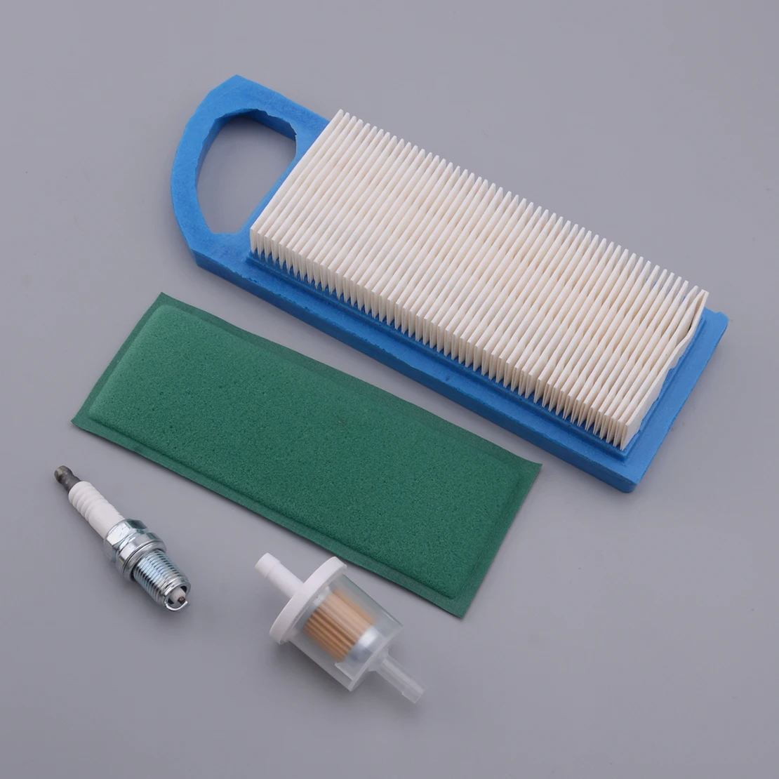 797007 698413 613022 650821 697152 794421 Fuel Filter Air Filter Spark Plug Fit for Briggs & Stratton 10-13.5HP OHV