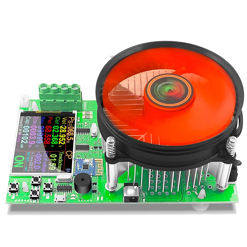 DL24 4-WIRE Battery Capacity Tester Electronic Load Power Tester Discharge Meter 150W 200V 25A