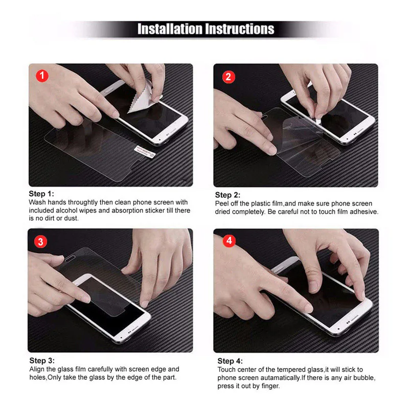2PCS Tempered Glass For Huawei P8 P9 P10 Plus lite GR5 2017 mini Y3 Y7 Prime Y5 Y6 Pro Protective Film Screen Protector Cover