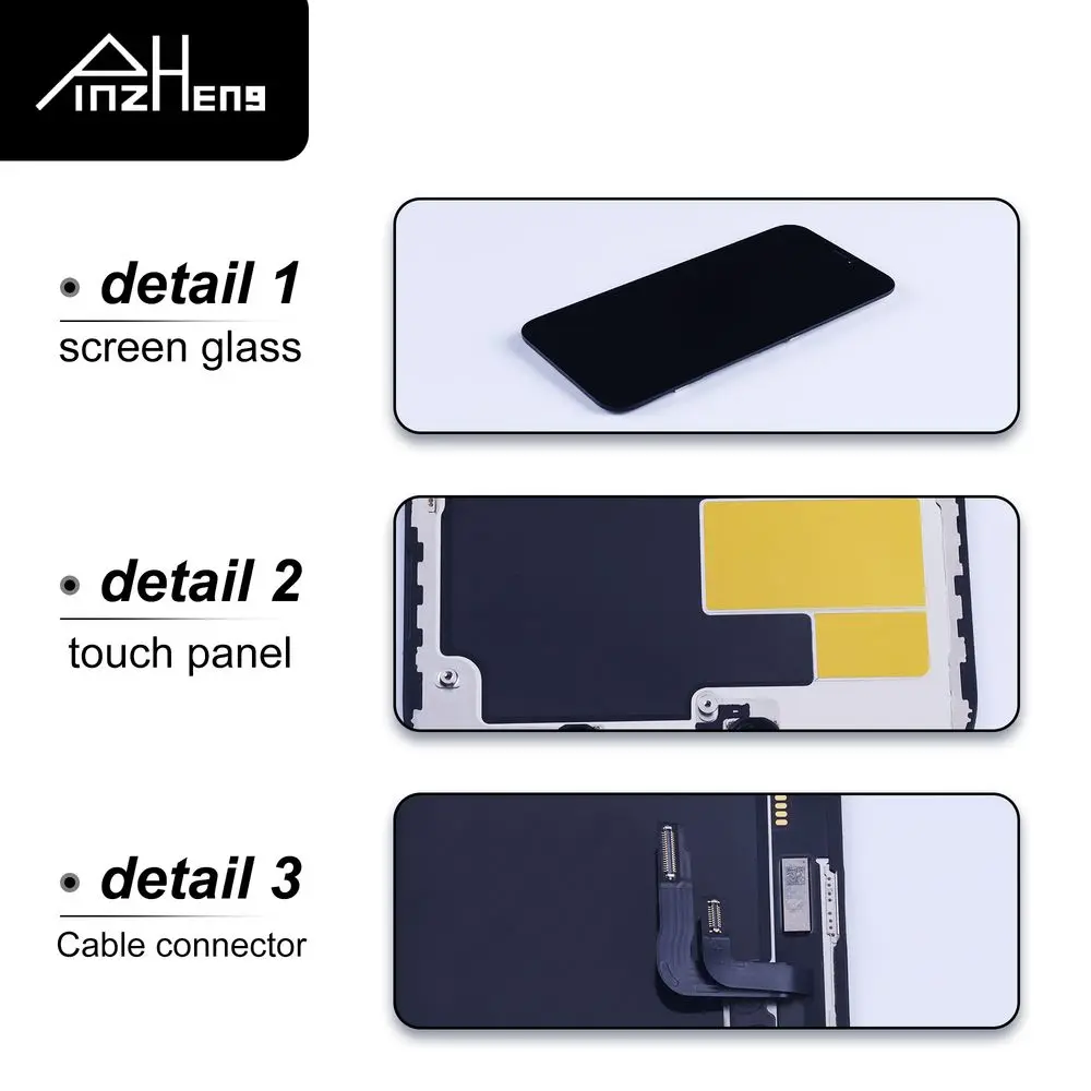 PINZHENG High Quality Display INCELL LCD OLED OEM AMOLED For iPhone XS MAX X XR 11 12 13 MINI PRO PROMAX Screen Replacement