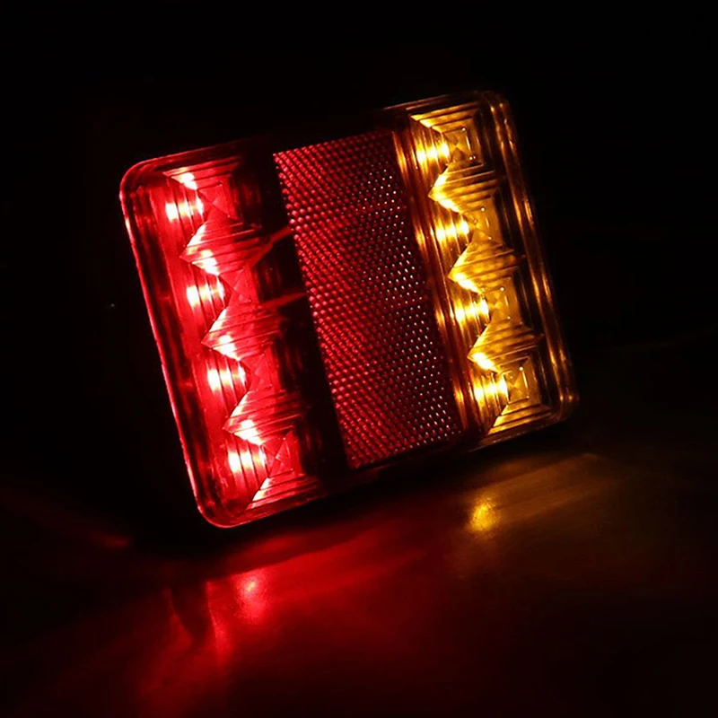 Hot sale Car Truck LED Rear 12V Lights Rear Lamps Waterproof TailightTail Light Warning Parts for Trailer Caravans DC