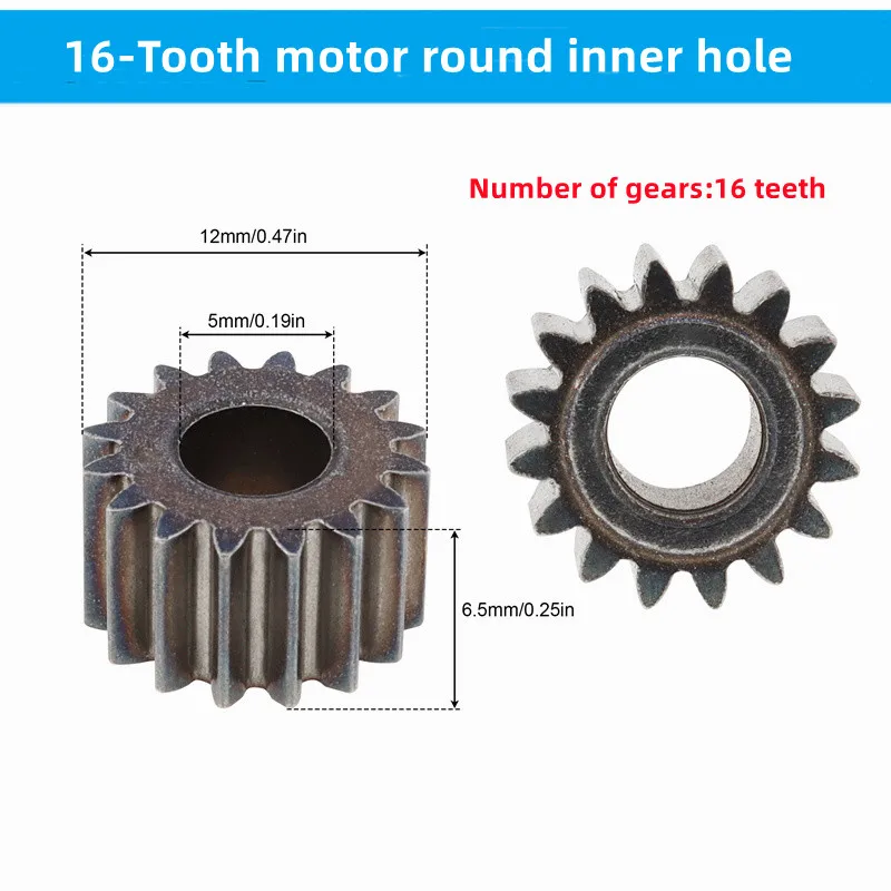 1pc Motor Gear 9 /11 /12/13/ 14/15 Teeth Replaceable Motor Gears for RS550 10.8V / 12V / 14.4V / 16.8V / 18V / 21V DC Motors