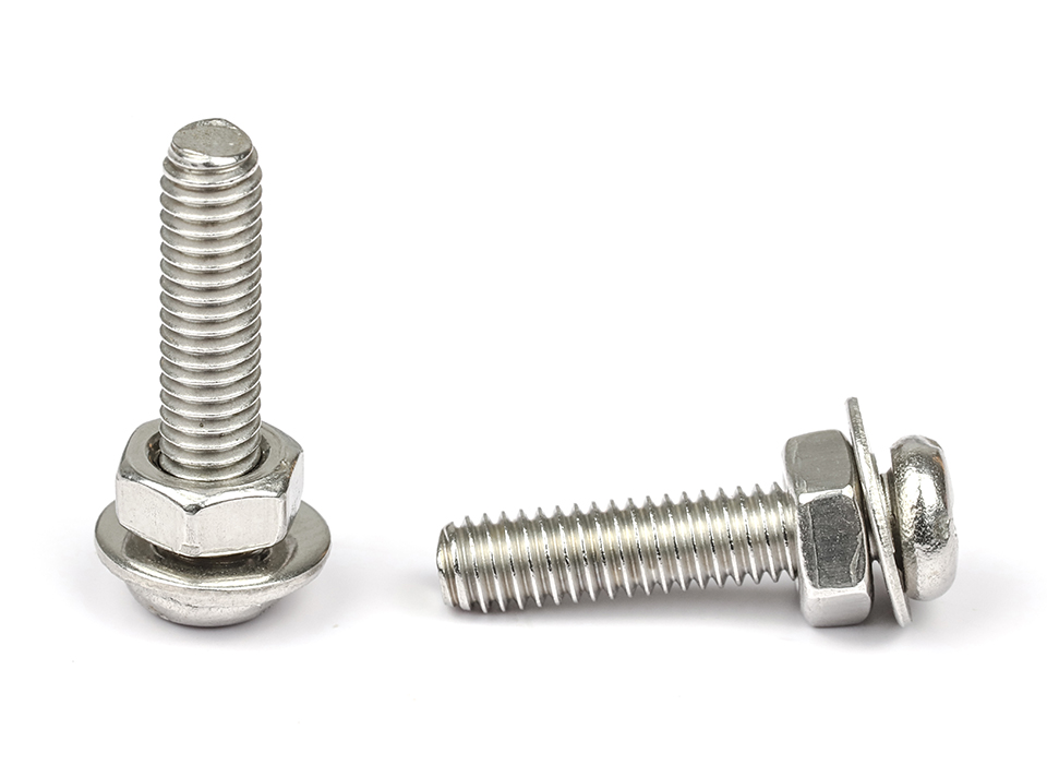 NINDEJIN 541/721pcs Cross Round Head Screw Assortment Kit M3 M4 M5 Phillips Machine Screw Set with Nut Washer Stainless Steel