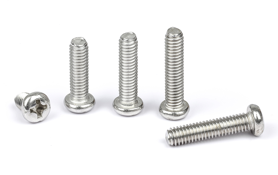 NINDEJIN 541/721pcs Cross Round Head Screw Assortment Kit M3 M4 M5 Phillips Machine Screw Set with Nut Washer Stainless Steel