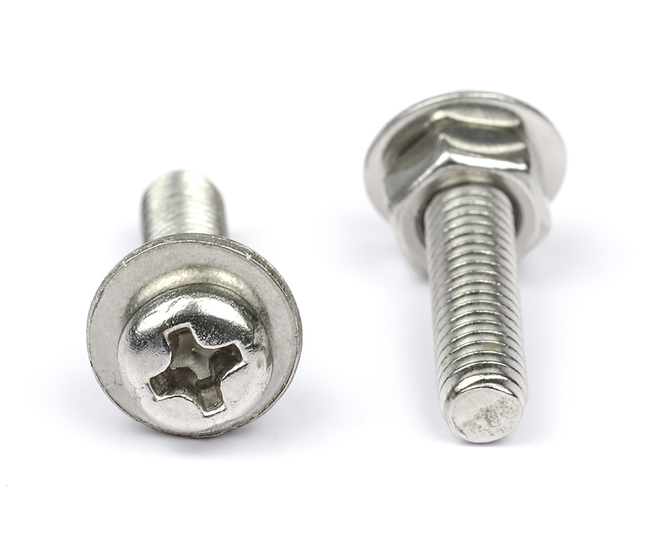 NINDEJIN 541/721pcs Cross Round Head Screw Assortment Kit M3 M4 M5 Phillips Machine Screw Set with Nut Washer Stainless Steel
