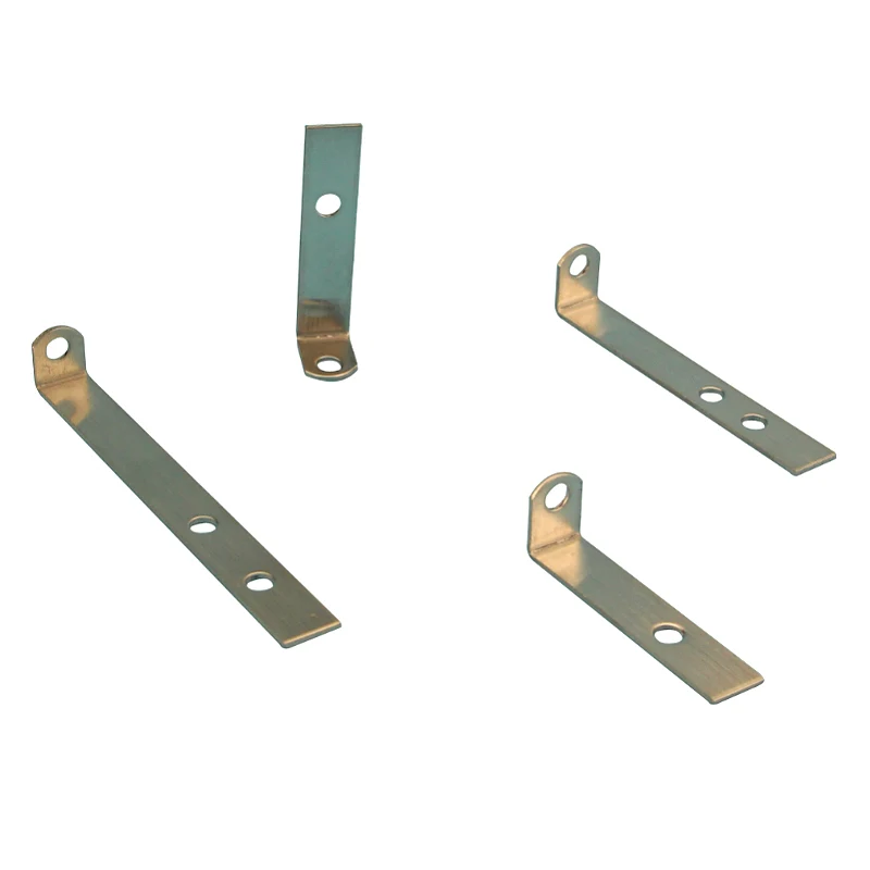 100PCS/Pack 201 Brushed Stainless Steel L Bracket for Backlit Channel Letter Mounting Lug Installation Ear