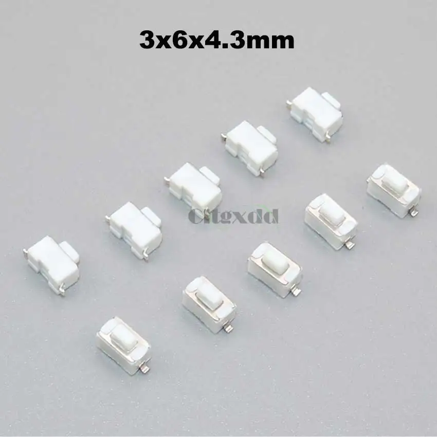 Cltgxdd 10PCS Car Remote Control Touch Switches Push Button Tact Switches for Hyundai, Nissan, Honda, VW, Toyota, Kia, Peugeot