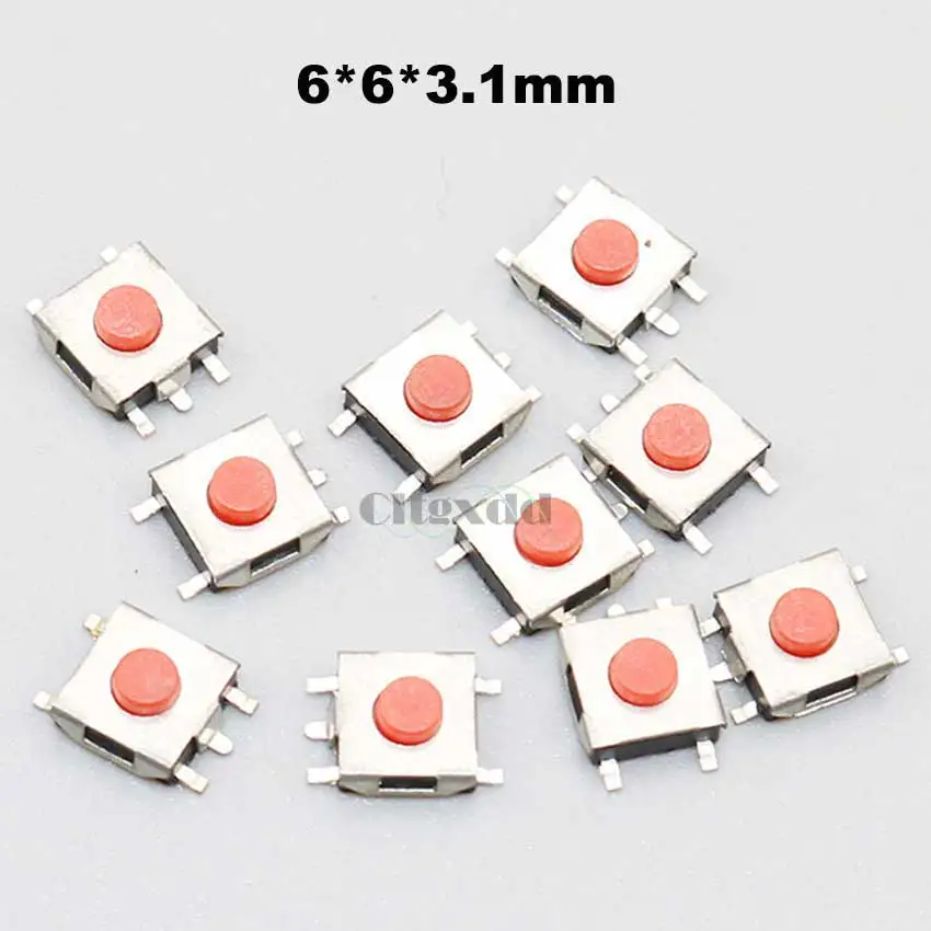 Cltgxdd 10PCS Car Remote Control Touch Switches Push Button Tact Switches for Hyundai, Nissan, Honda, VW, Toyota, Kia, Peugeot