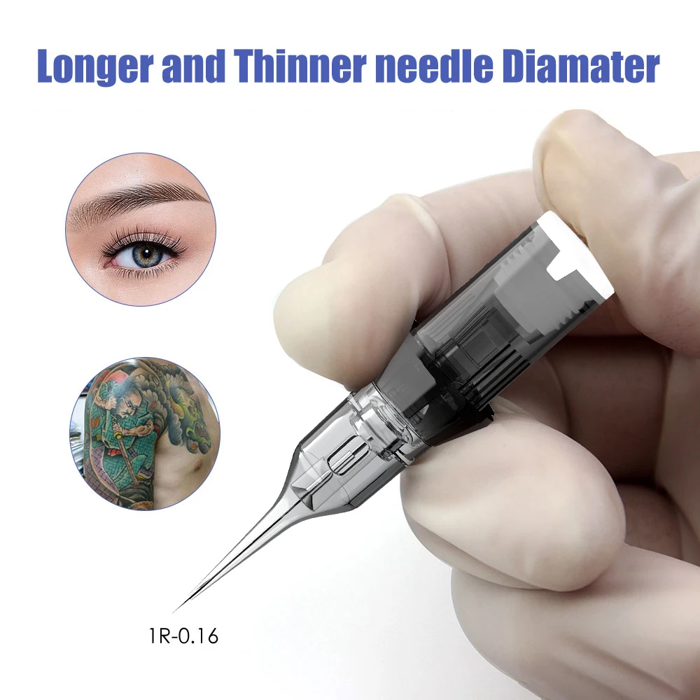 Hot Thunderlord Power Tattoo Needle Liner Shader Permanent Makeup Tattoo Cartridge 1R 7F For Universal Tattoo Machine Pen Newest