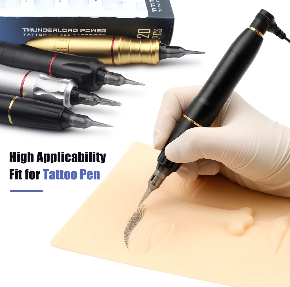 Hot Thunderlord Power Tattoo Needle Liner Shader Permanent Makeup Tattoo Cartridge 1R 7F For Universal Tattoo Machine Pen Newest