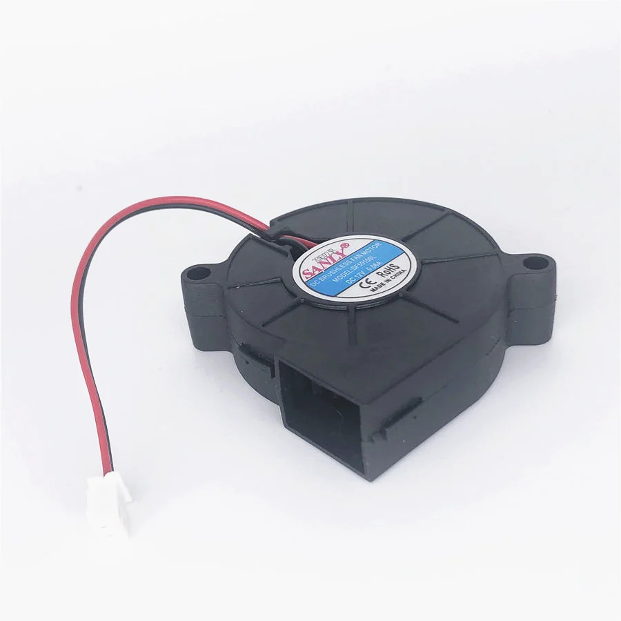 Original SANLY SF5015SL 12V 0.06A 0.08A 5cm 5015 50x50x15mm Industrial Blower For Humidifier Cooling fan SF5015SM 2PIN