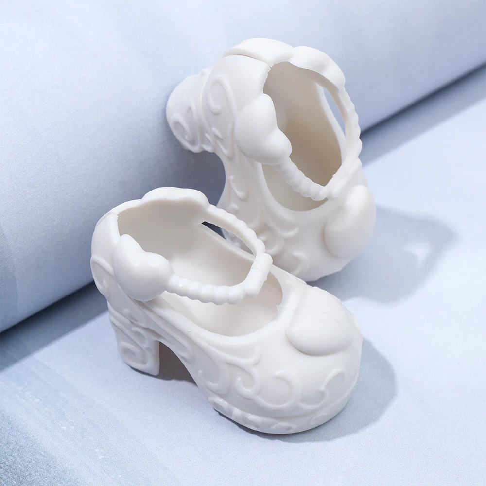 3.8*2.3cm Cute Doll Shoes High-quality Bow Cartoon Pattern Mini Shoes For 30cm American 1/6 BJD Dolls Toys Sandals Accessorie