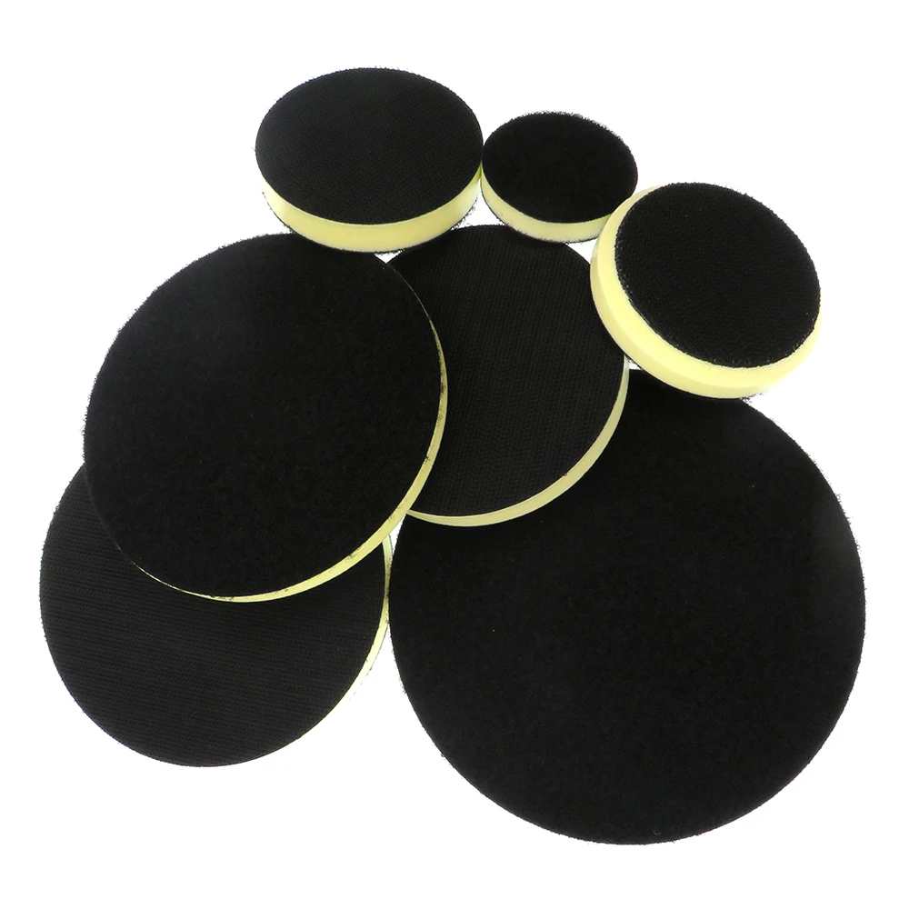 2-6 Inch Interface Cushion Pad Medium Density PU Foam Buffing Pad 1Pcs for Sanding Disc Backing Pad - Hook and Loop