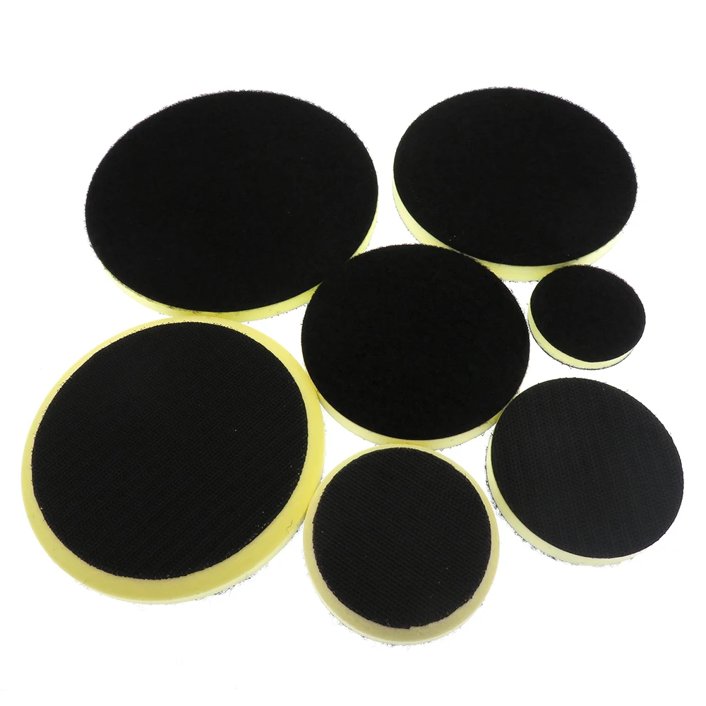 2-6 Inch Interface Cushion Pad Medium Density PU Foam Buffing Pad 1Pcs for Sanding Disc Backing Pad - Hook and Loop