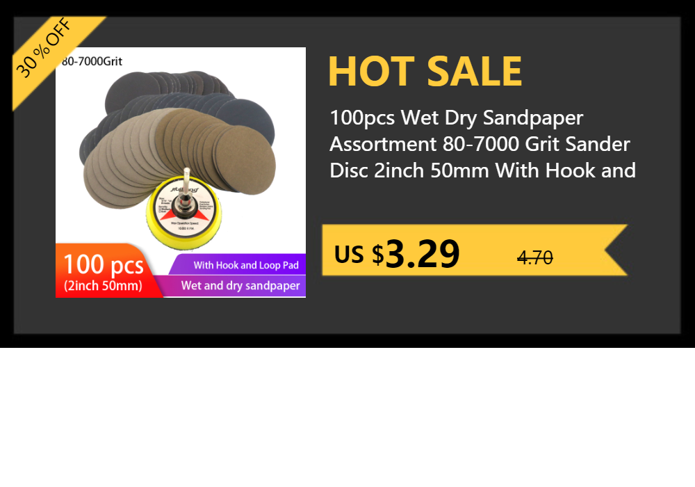 2-6 Inch Interface Cushion Pad Medium Density PU Foam Buffing Pad 1Pcs for Sanding Disc Backing Pad - Hook and Loop
