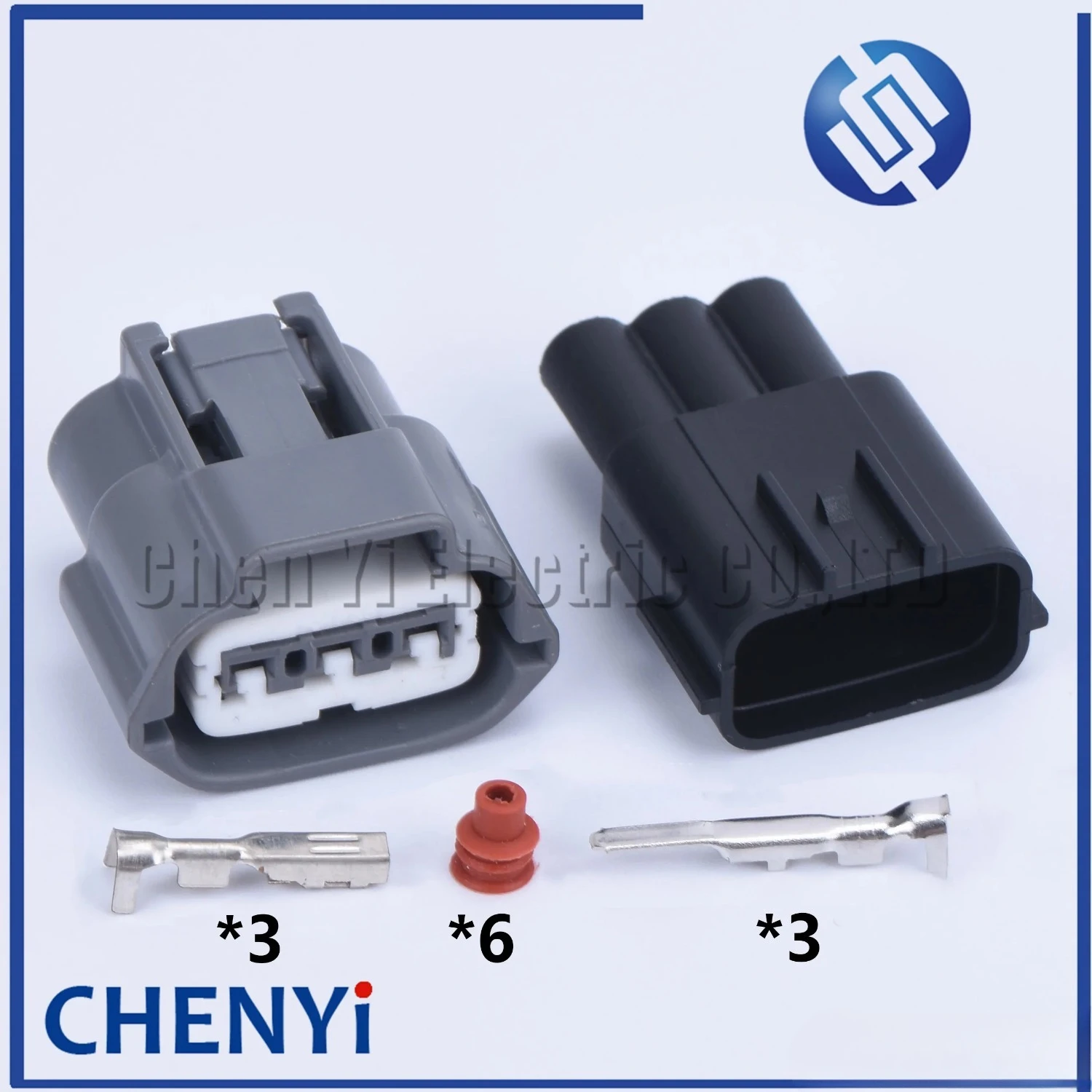2 sets 3 Pin male female Waterproof Automotive Sensor Connector 6189-0779 Ignition Coil Socket For Nissan BYD F0