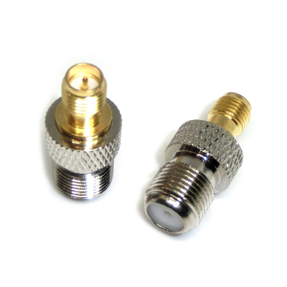 2-20Pcs RF coaxial coax adapter F Type Female Jack to SMA Male Plug Straight F connector to SMA Connector Javino