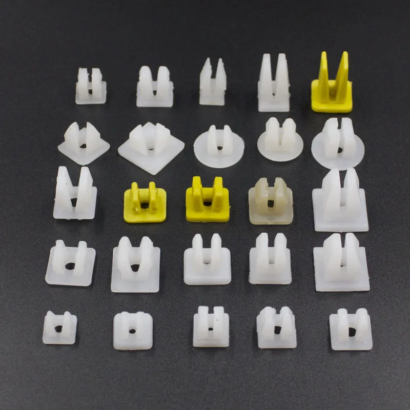 50Pcs Car Plastic Fixed Retainer Nut Screw Grommet Clips Fastener Size Multiple Choices Automotive Repair Tools