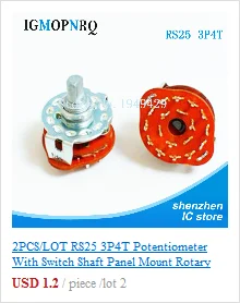 10pcs RV09 Vertical 12.5mm Shaft 1k 2k 5k 10k 20k 50k 100k 0932 Adjustable Resistor 9 Type 3pin Seal Potentiometer igmopnrq