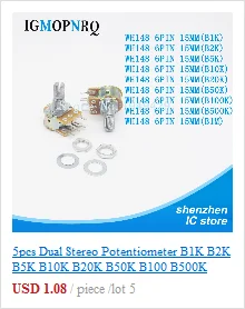 10pcs RV09 Vertical 12.5mm Shaft 1k 2k 5k 10k 20k 50k 100k 0932 Adjustable Resistor 9 Type 3pin Seal Potentiometer igmopnrq