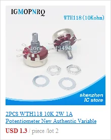 10pcs RV09 Vertical 12.5mm Shaft 1k 2k 5k 10k 20k 50k 100k 0932 Adjustable Resistor 9 Type 3pin Seal Potentiometer igmopnrq