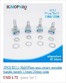 10pcs RV09 Vertical 12.5mm Shaft 1k 2k 5k 10k 20k 50k 100k 0932 Adjustable Resistor 9 Type 3pin Seal Potentiometer igmopnrq