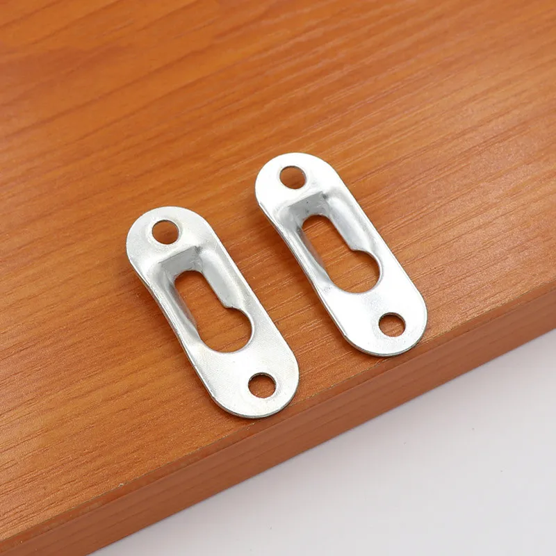10pcs Picture Hanger Hooks frame Wall Metal Keyhole Hanging Paintings Fasteners Art Gallery Display Mirror Brackets Hardware