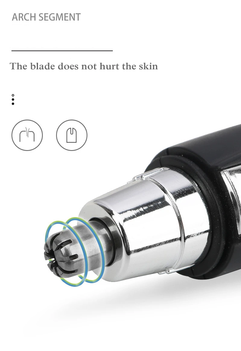 1PC Electric Ear Neck Nose Hair Trimmer Eyebrow Trimmer Implement Shaver Clipper Shaver Man Woman Clean Trimer Razor Remover Kit