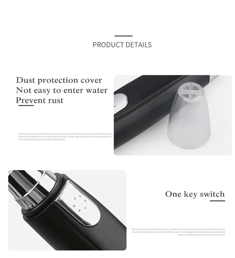 1PC Electric Ear Neck Nose Hair Trimmer Eyebrow Trimmer Implement Shaver Clipper Shaver Man Woman Clean Trimer Razor Remover Kit