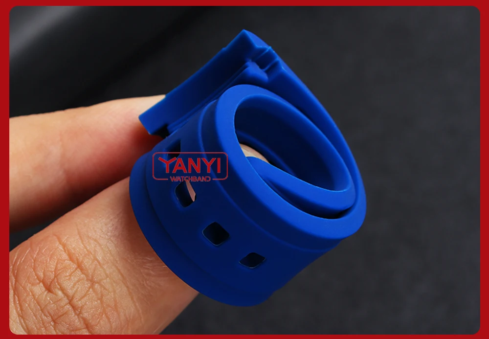 High-quality Rubber Watchband 18mm 20mm 21mm 22mm Bracelet for S-Eiko Omega Moonswatch Rolex Watch Band Curved End Watch Strap