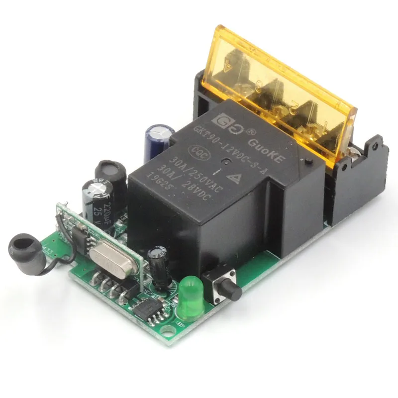 433Mhz High Power Wireless Remote Control Switch AC75-220V 30A 1000M For Factory Farm Office Exhaust Fan Pump Ceiling Lamp