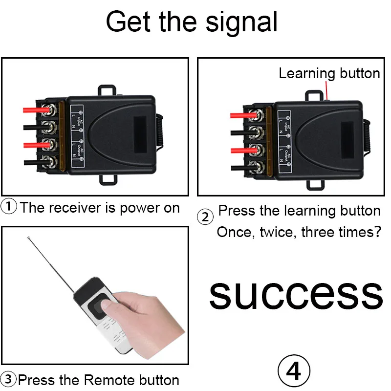 433Mhz High Power Wireless Remote Control Switch AC75-220V 30A 1000M For Factory Farm Office Exhaust Fan Pump Ceiling Lamp
