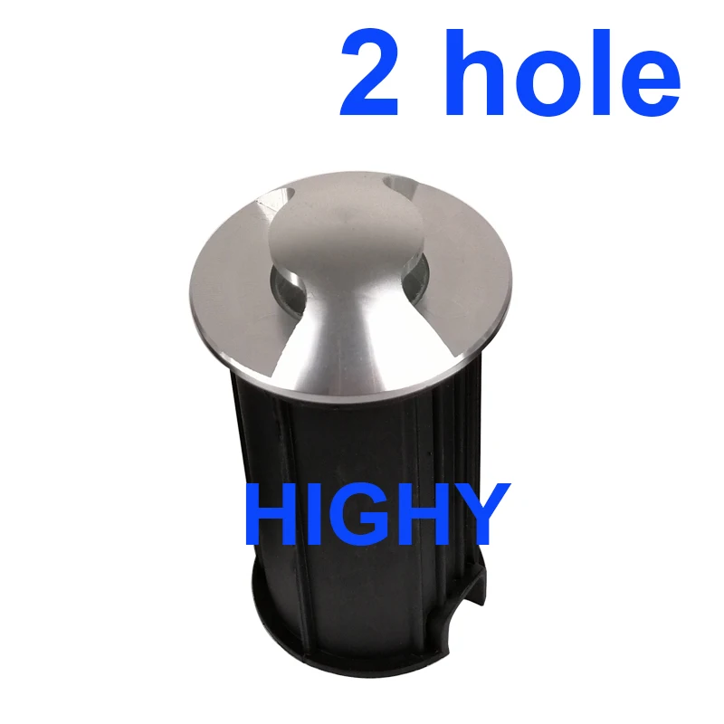 3W 5W LED Buried IP68 AC110V220V DC12V Outdoor Recessed Deck Light 1/2/3/4 Side View Underground Lamp Sidewalk Lighting