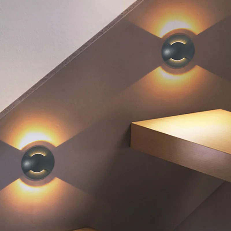3W 5W LED Buried IP68 AC110V220V DC12V Outdoor Recessed Deck Light 1/2/3/4 Side View Underground Lamp Sidewalk Lighting