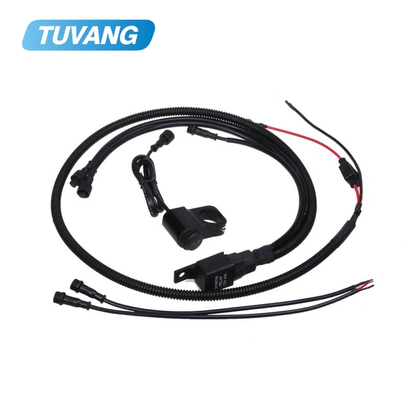 15W Super Bright Tri-model Motorcycle LED Headlight W/ Mini Projector Lens Car ATV Driving Foglight Auxiliary Spotlight