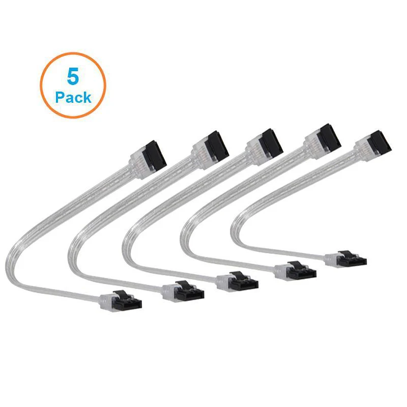 5pcs 10CM SATA 3.0 Harddrive 6Gb/s Serial ATA DATA Cable 90 Angled 180 Connector SATA3 SATAIII 6Gbps Hard Drive Disk,SSD Adapter