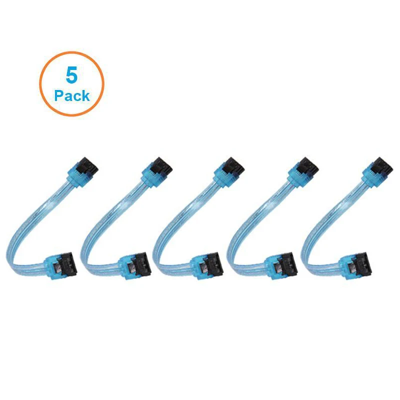 5pcs 10CM SATA 3.0 Harddrive 6Gb/s Serial ATA DATA Cable 90 Angled 180 Connector SATA3 SATAIII 6Gbps Hard Drive Disk,SSD Adapter